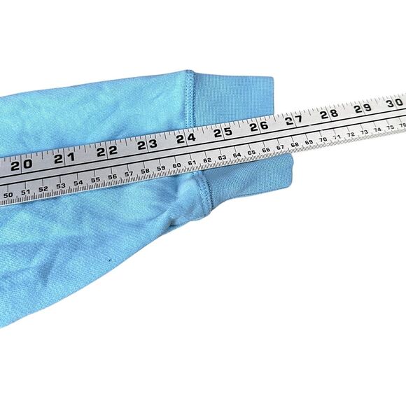 Hugo Boss Wetalk Hoodie Men’s Large Aqua Blue 100% Cotton Drawstring Pullover - Picture 11 of 12